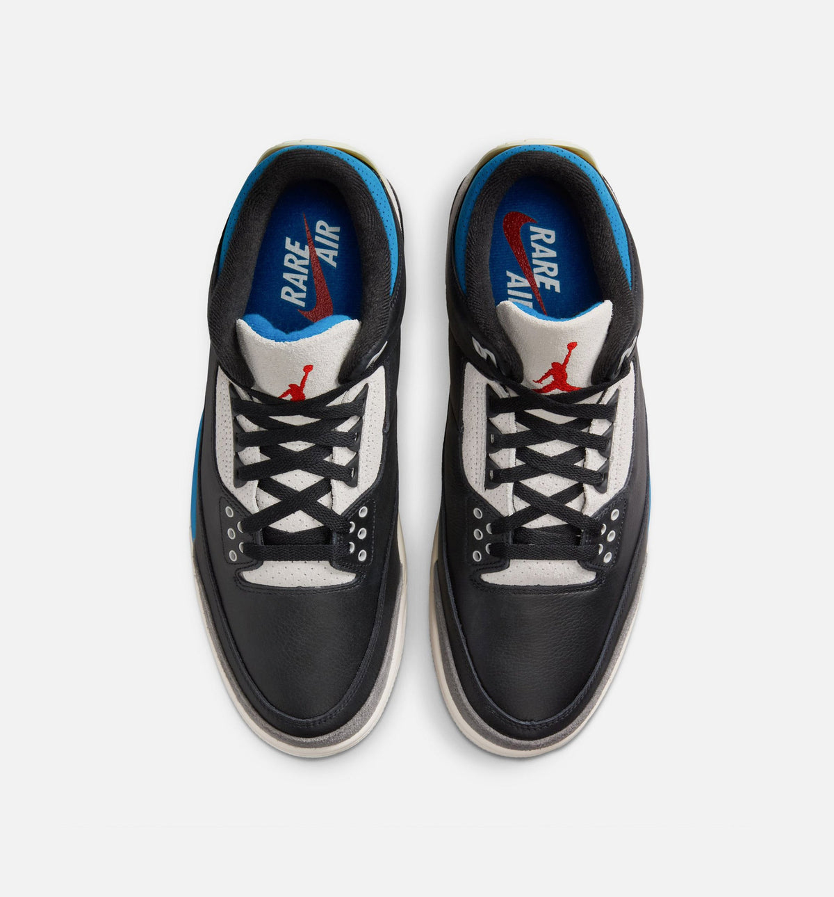 Air Jordan 3 Retro OG "Rare Air" Men's Lifestyle Shoes – Black/Chile Red/Neutral Grey