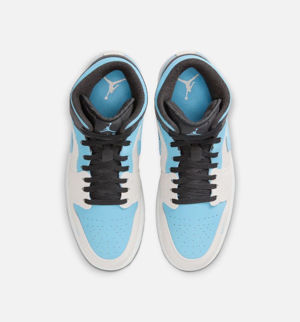 Air Jordan 1 Mid SE "Blue Chill" Men's Lifestyle Shoes – Summit White/Blue Chill/Black