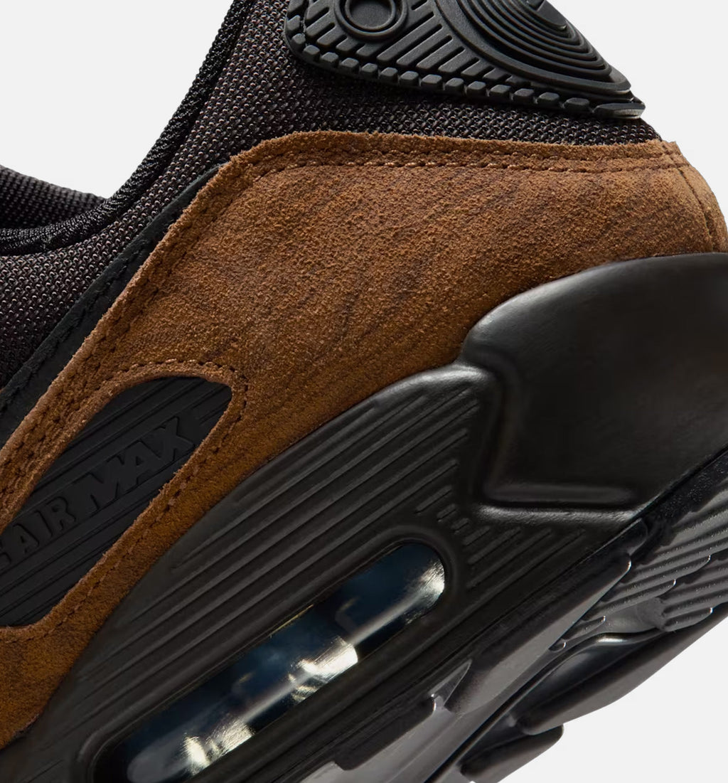 Nike Air Max 90 Premium Men's Lifestyle Shoes – Light British Tan/Velvet Brown/Black