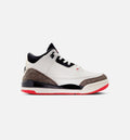 Air Jordan 3 Retro Sail and University Red Preschool Lifestyle Shoes – Sail/Black/University Red/Pale Ivory