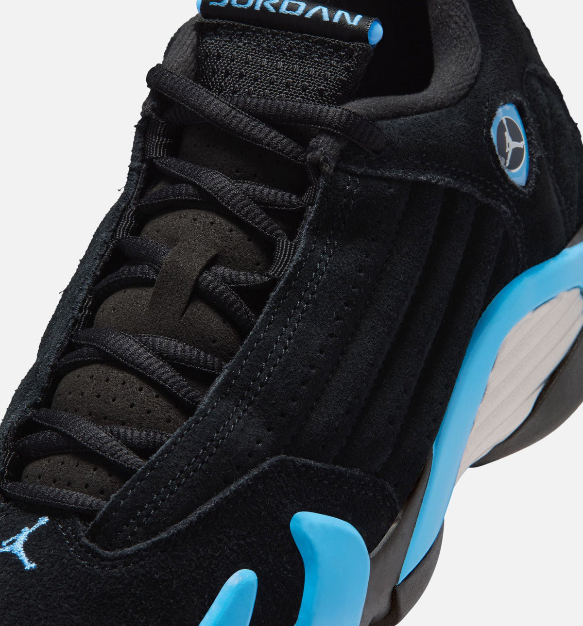 Air Jordan 14 Retro Black/University Blue Grade School Lifestyle Shoes – Black/White/University Blue