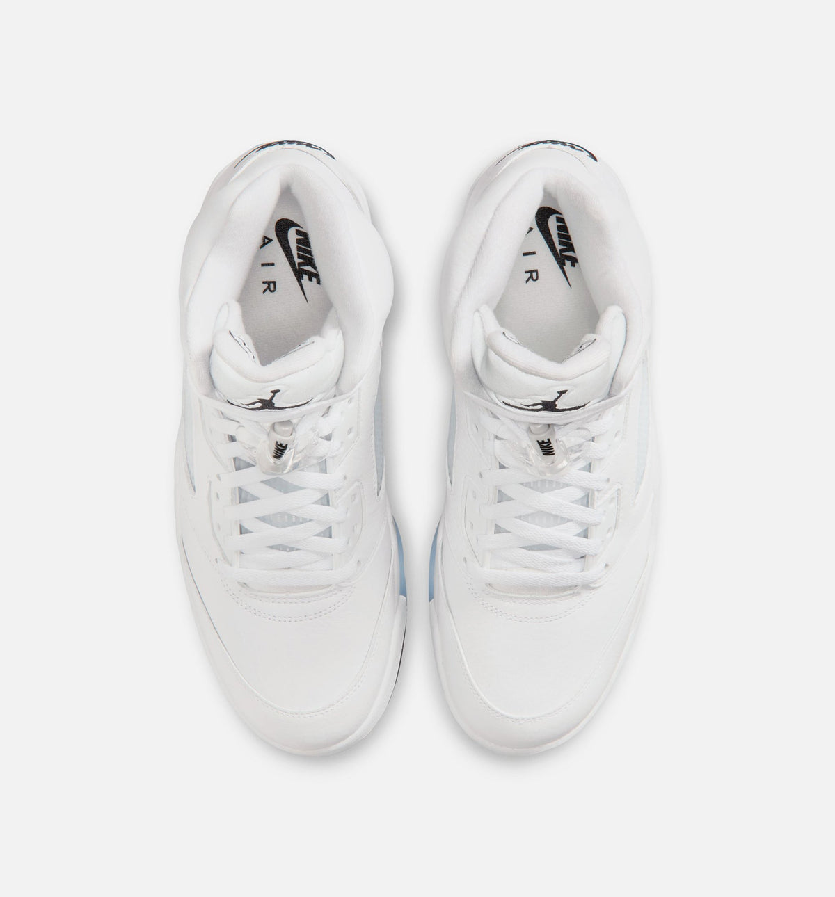 Air Jordan 5 Retro OG Men's Lifestyle Shoes / White / Metallic Silver / Black