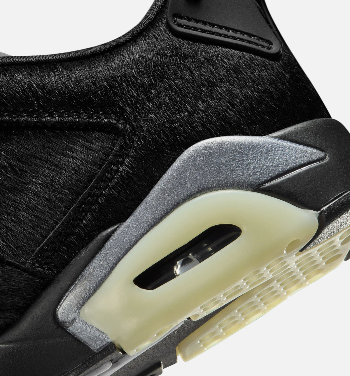 Air Jordan 6 Retro Low Blackout Womens Lifestyle Shoe - BlackBlack