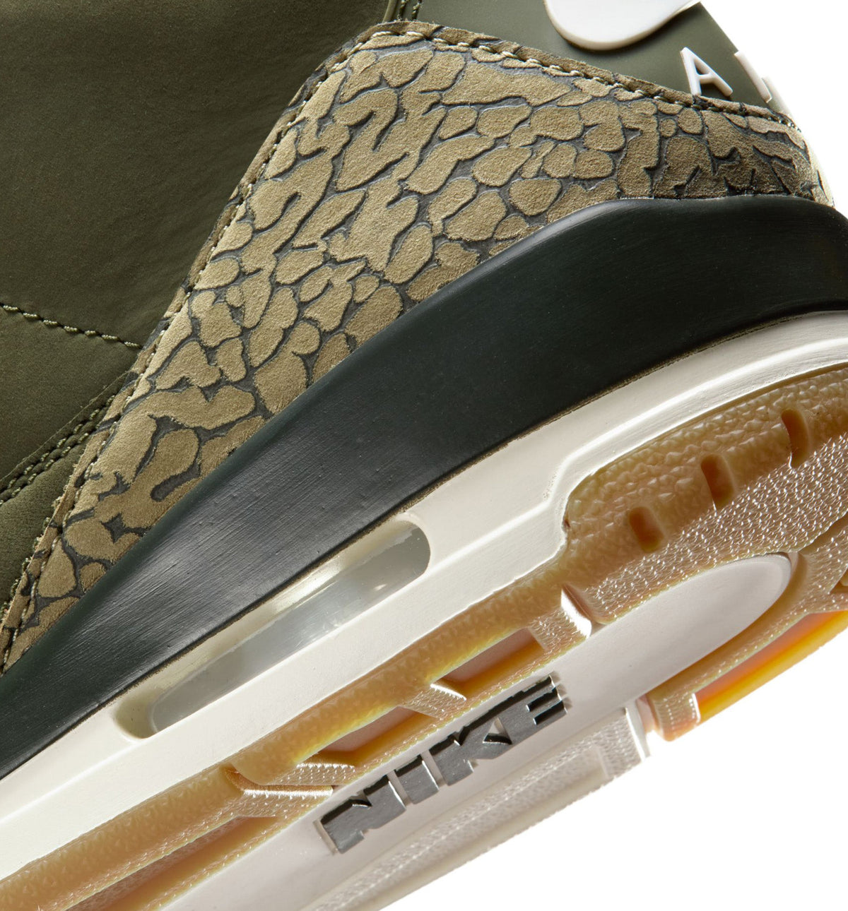 Air Jordan 3 Retro "Medium Olive" Men's Lifestyle Shoes – Medium Olive/Sequoia/Neutral Olive/Sail/Total Crimson