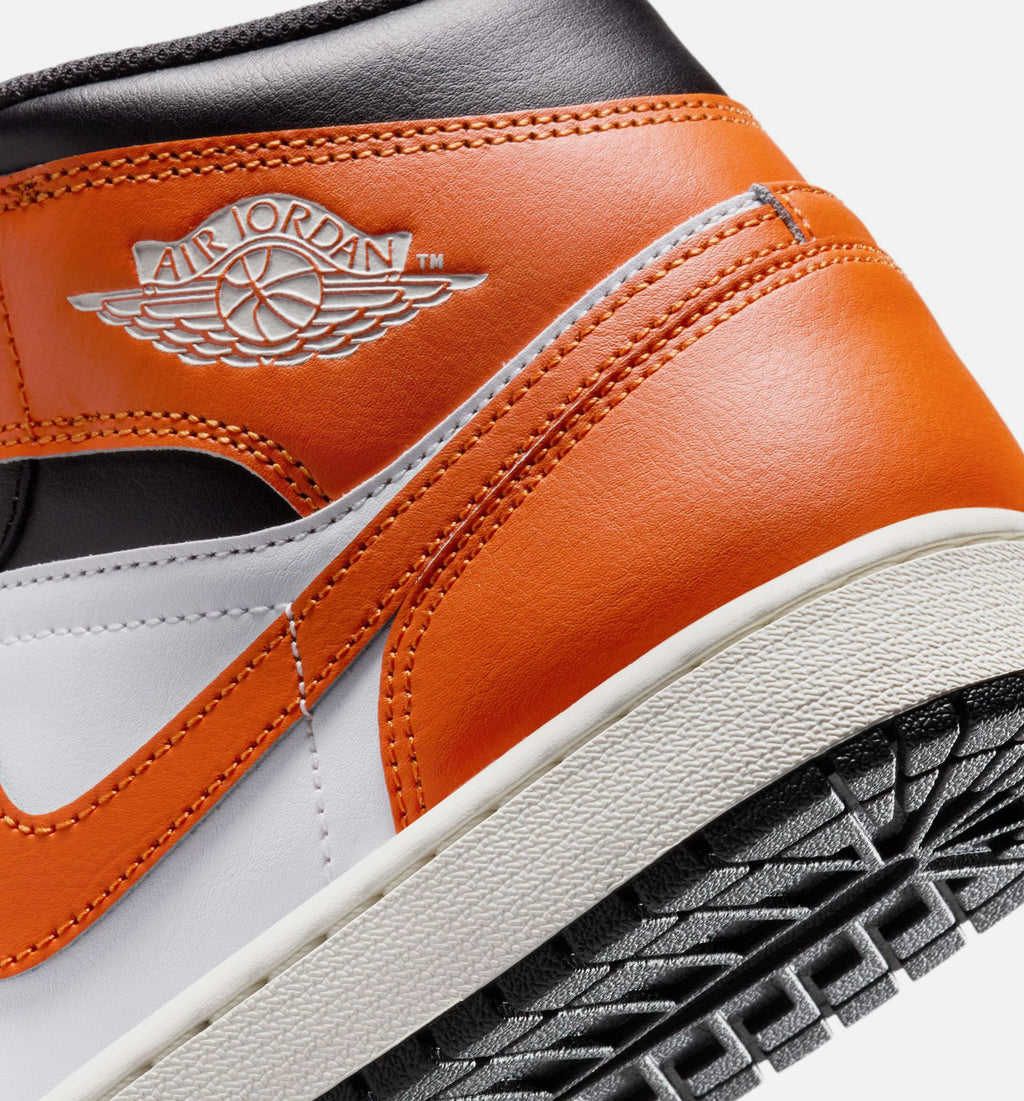 Air Jordan 1 Mid "Starfish" Men's Lifestyle Shoes – Starfish/White/Sail/Black