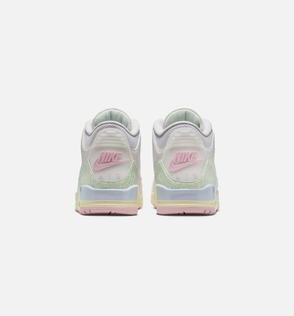 Air Jordan 3 Retro "Sail and Jade Aura" Men's Lifestyle Shoes – Sail/Jade Aura/Aura/Iced Carmine