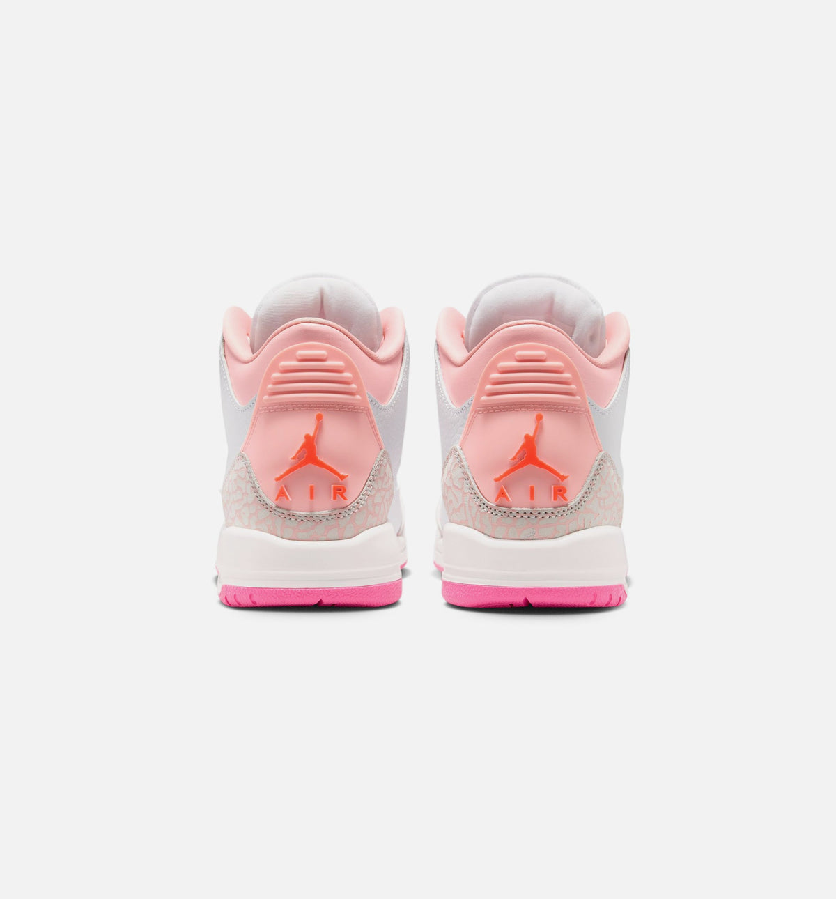 Air Jordan 3 Retro "Spring Flowers" Grade School Lifestyle Shoes – Pearl Pink/Pink Bloom/Pink Glow/Hyper Orange