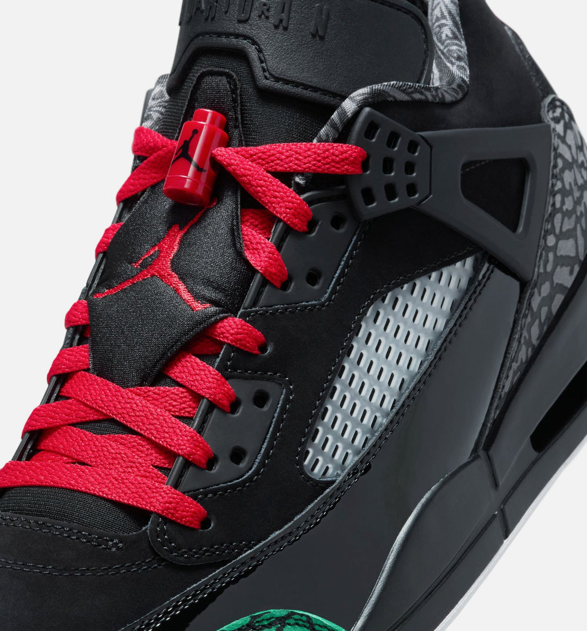 Nike Spizike Low Men's Lifestyle Shoes – Black/Classic Green/White/Varsity Red