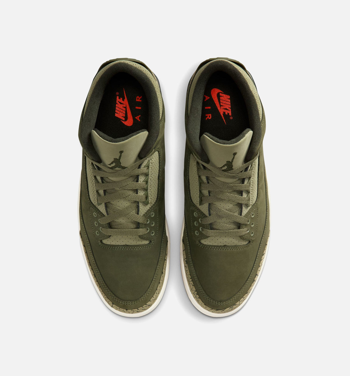 Air Jordan 3 Retro "Medium Olive" Men's Lifestyle Shoes – Medium Olive/Sequoia/Neutral Olive/Sail/Total Crimson