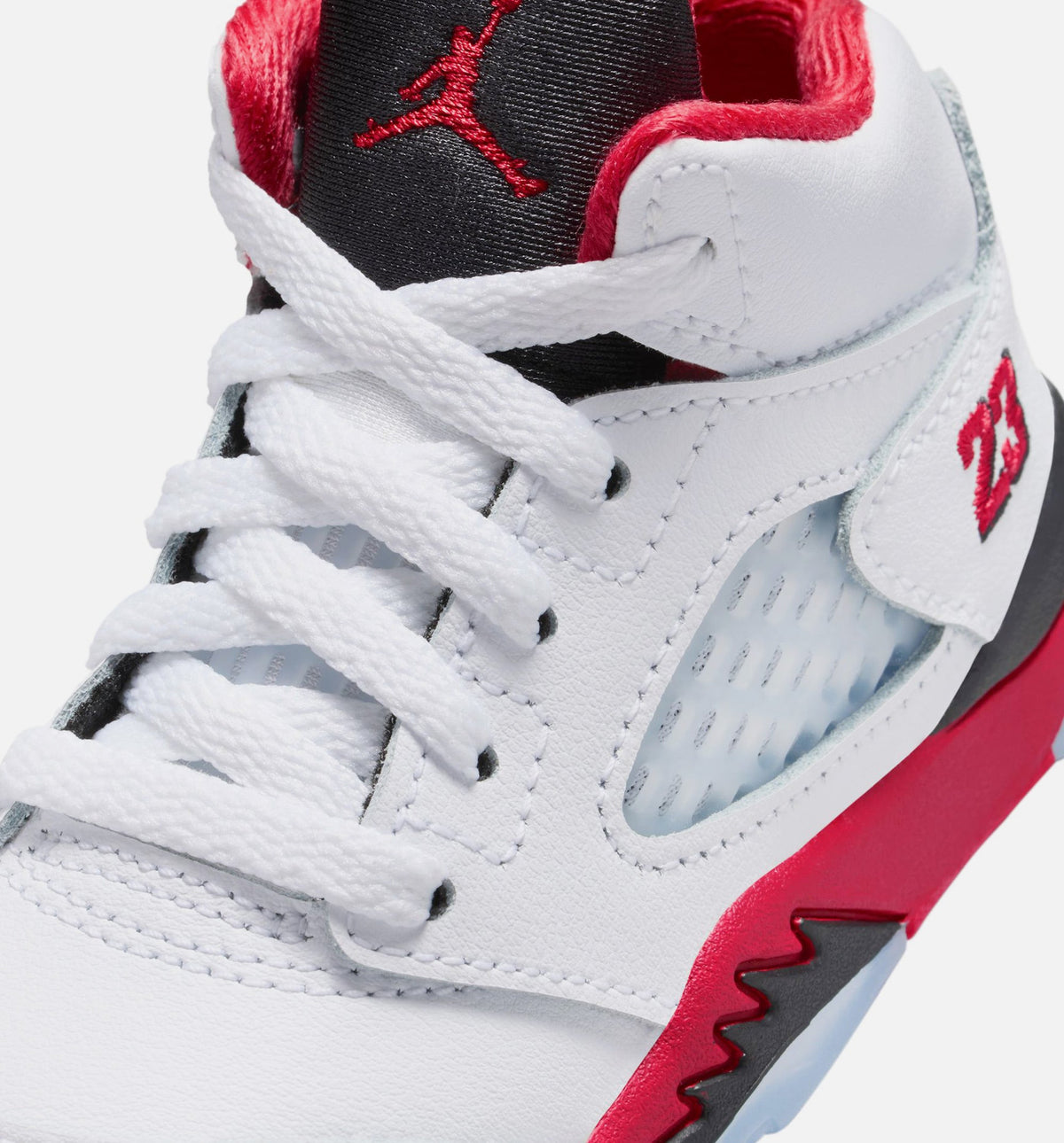 Air Jordan 5 Retro "Fire Red" Infant/Toddler Lifestyle Shoes – Fire Red/White