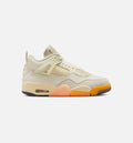 Air Jordan 4 Retro "Birds of Paradise" Women's Lifestyle Shoes – Coconut Milk/Metallic Gold/Muslin/Bright Mango/Sundial/Black