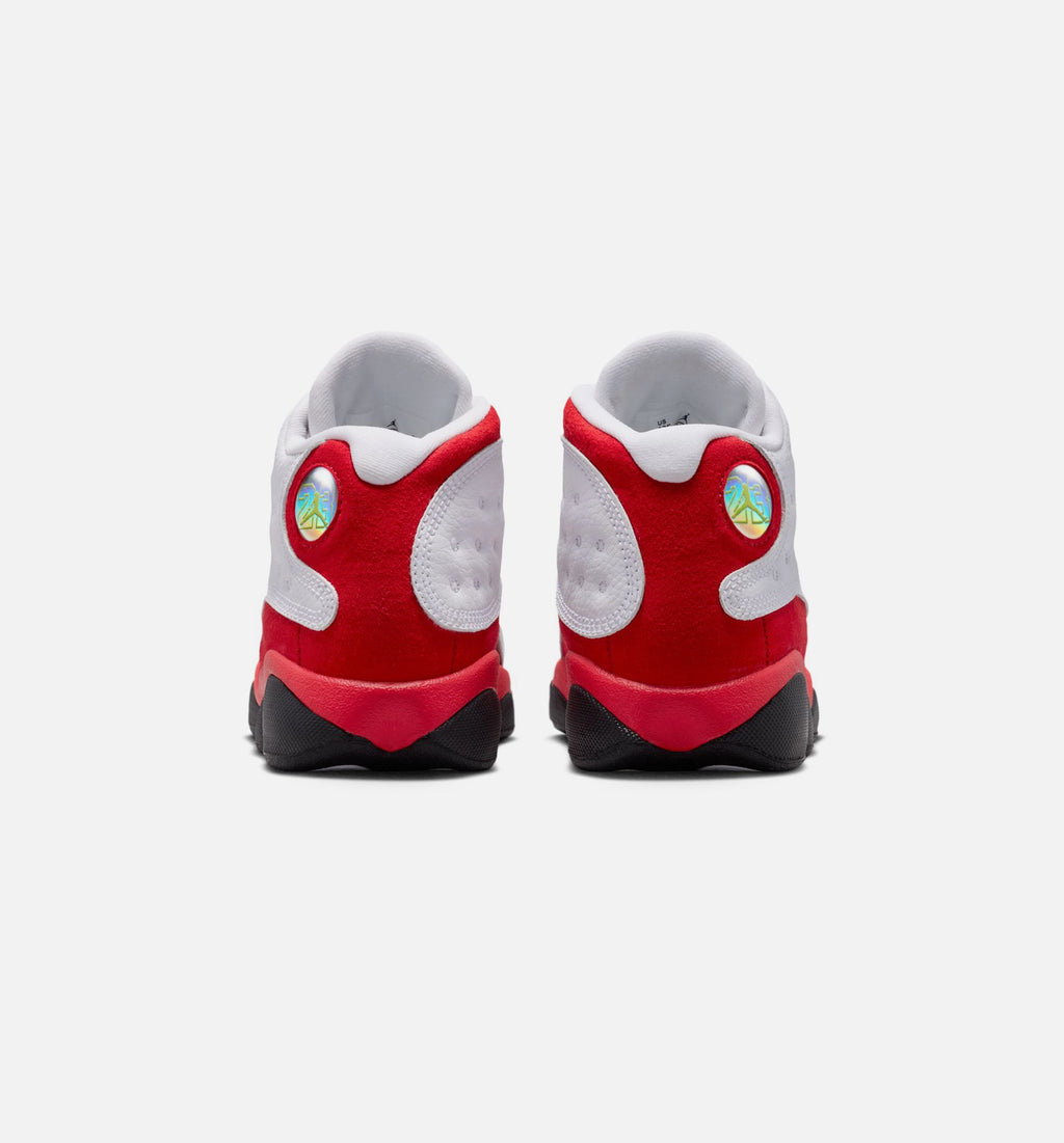 Air Jordan 13 Retro White and University Red Preschool Lifestyle Shoes – White/Black/True Red