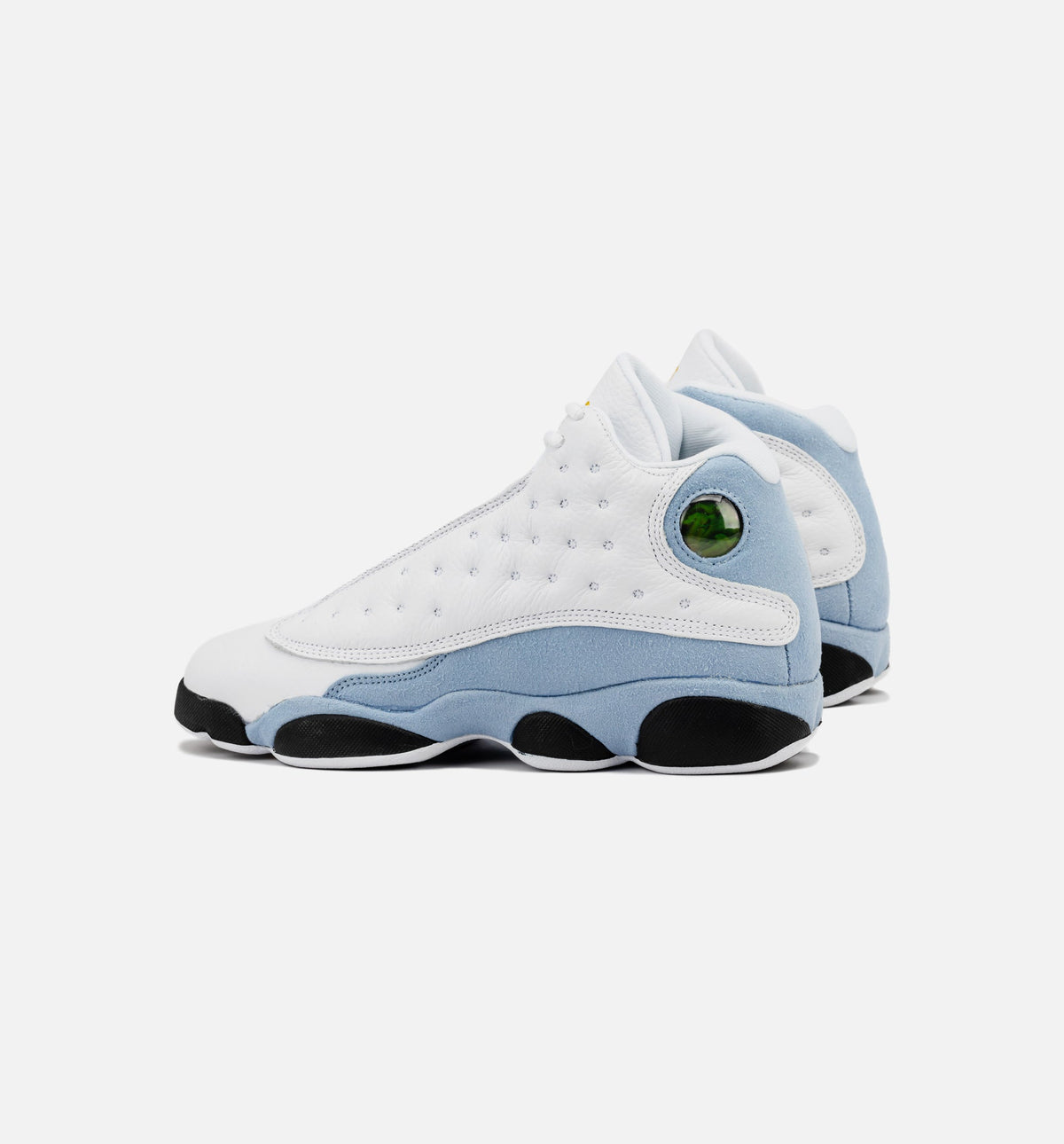 Air Jordan 13 Retro Blue Grey Grade School Lifestyle Shoes – White/Blue Grey/Black/Yellow Ochre