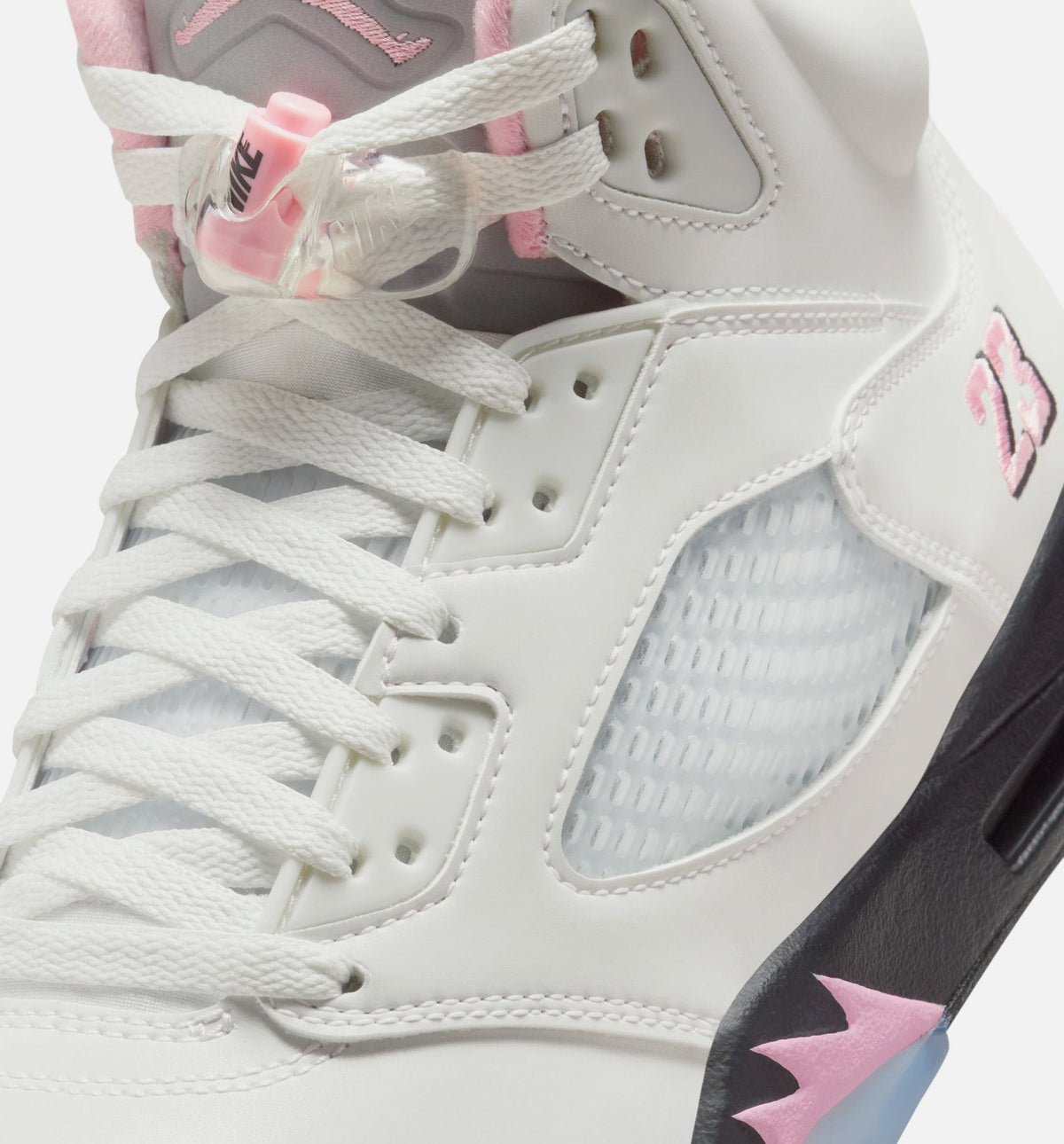 Air Jordan 5 Retro "Medium Soft Pink" Men's Lifestyle Shoes – White/Soft Pink/Black