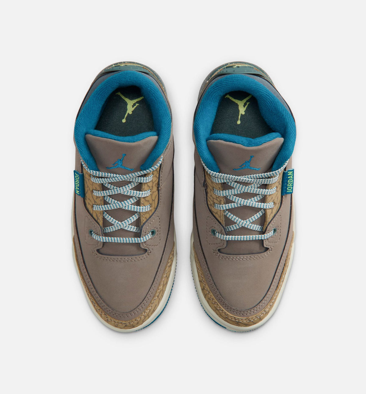 Air Jordan 3 Retro Olive Grey Preschool Lifestyle Shoes – Olive Grey/Green Abyss/Khaki/Sea Glass