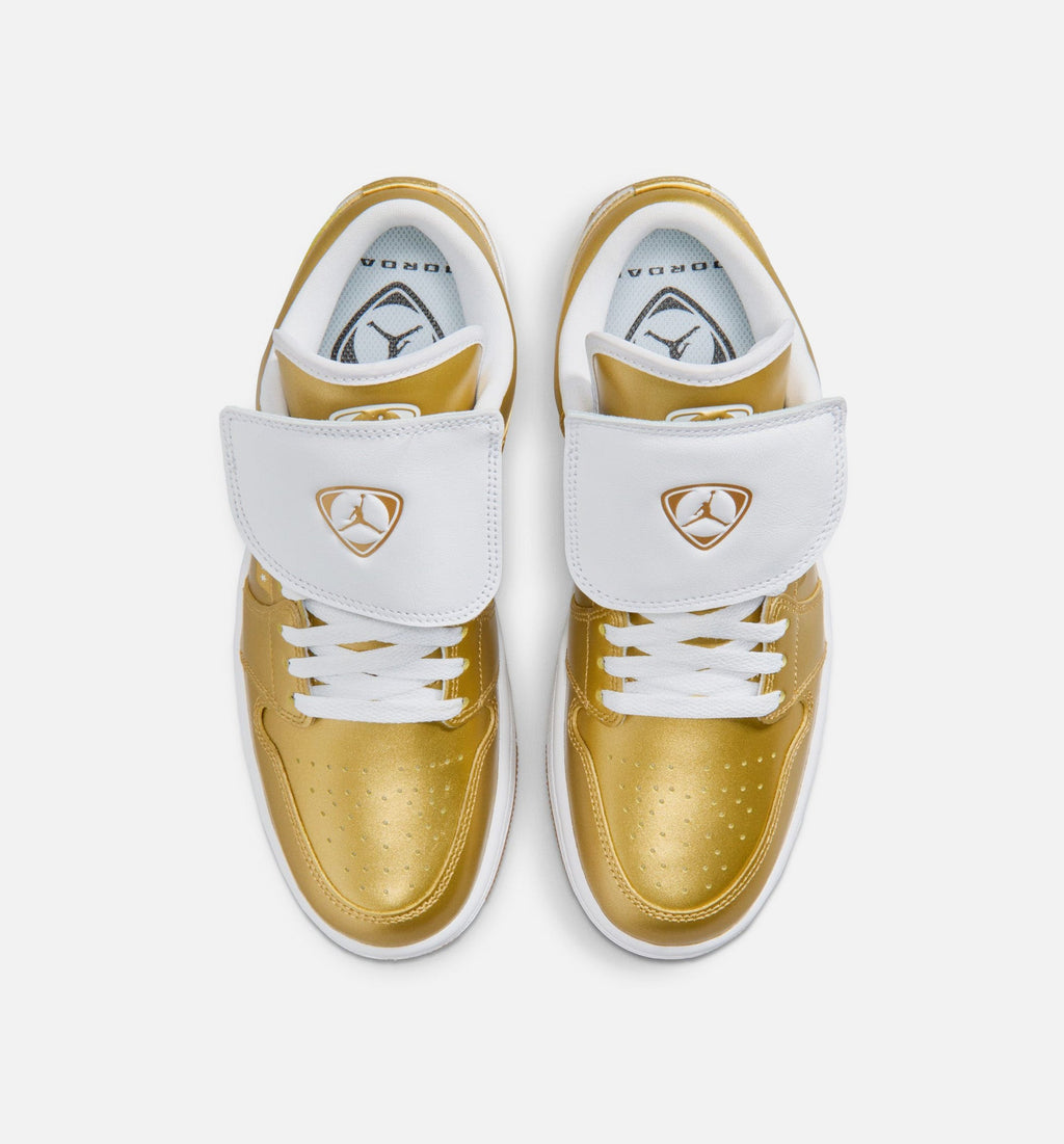 Air Jordan 1 Low Gold Women's Lifestyle Shoes – Gold/White/Gum Yellow