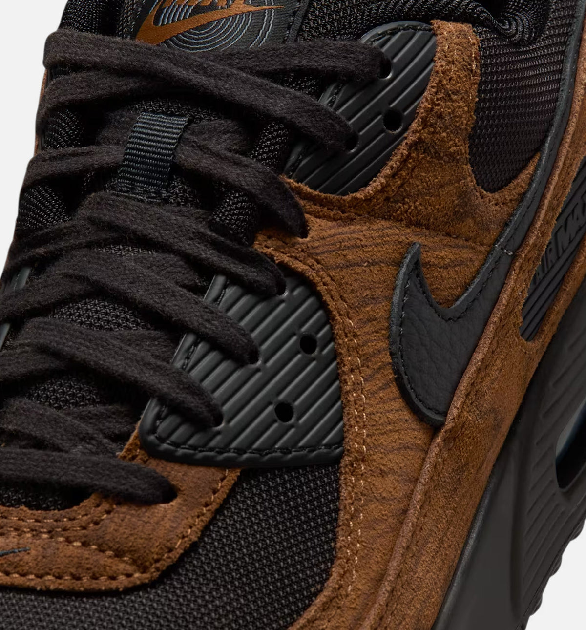 Nike Air Max 90 Premium Men's Lifestyle Shoes – Light British Tan/Velvet Brown/Black