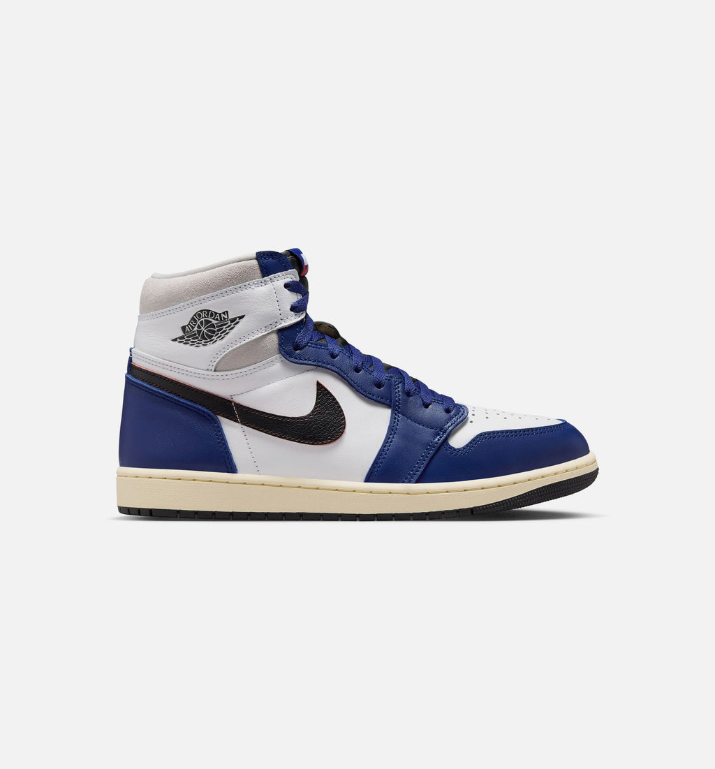 Air Jordan 1 Retro High OG "Rare Air" Deep Royal Blue Men's Lifestyle Shoes – White/Black/Neutral Grey/Deep Royal Blue